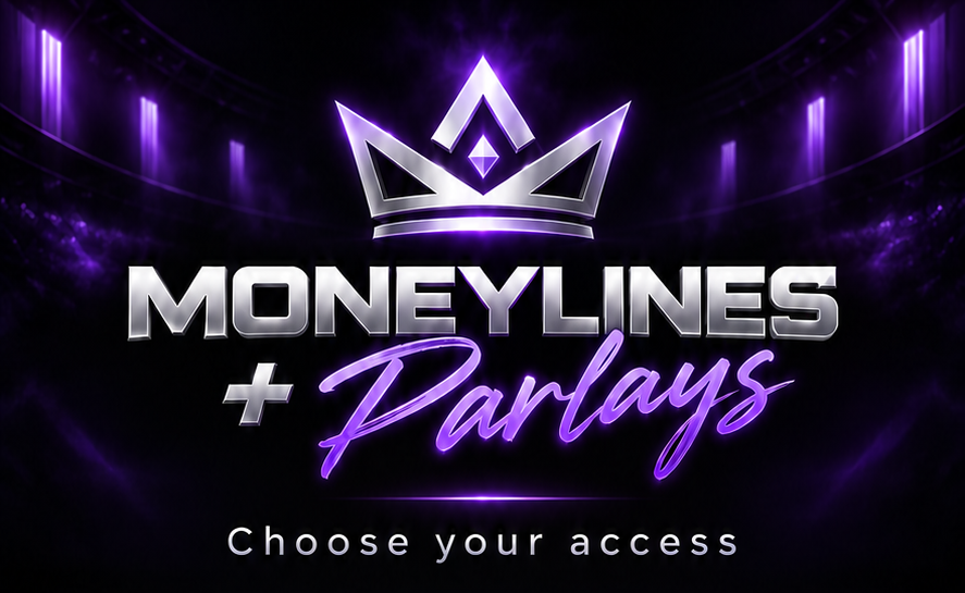 MONEYLINES + Parlays — Choose your access